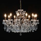 Arabella Shallow French Bronze 12 Arm Chandelier